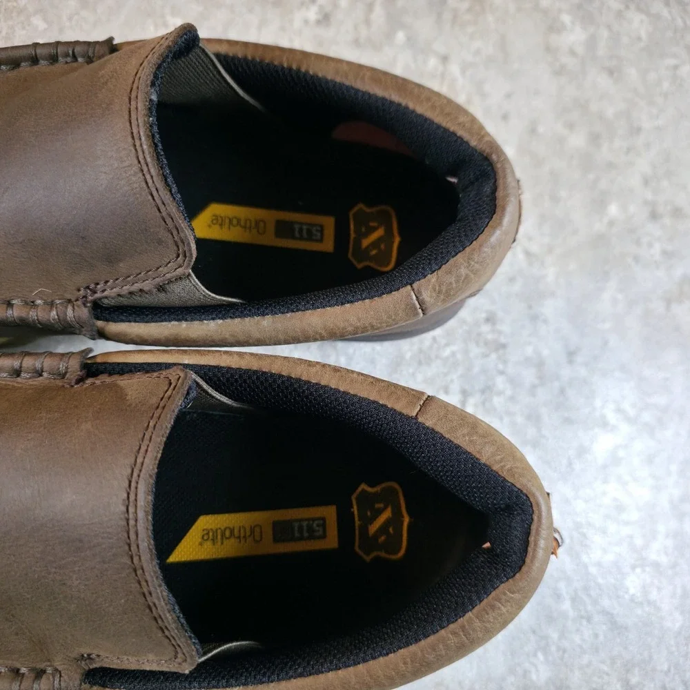 5.11 Tactical CCW Field Ops Slip‎ On Shoes Mens Size 8 Brown Leather *Worn Once.